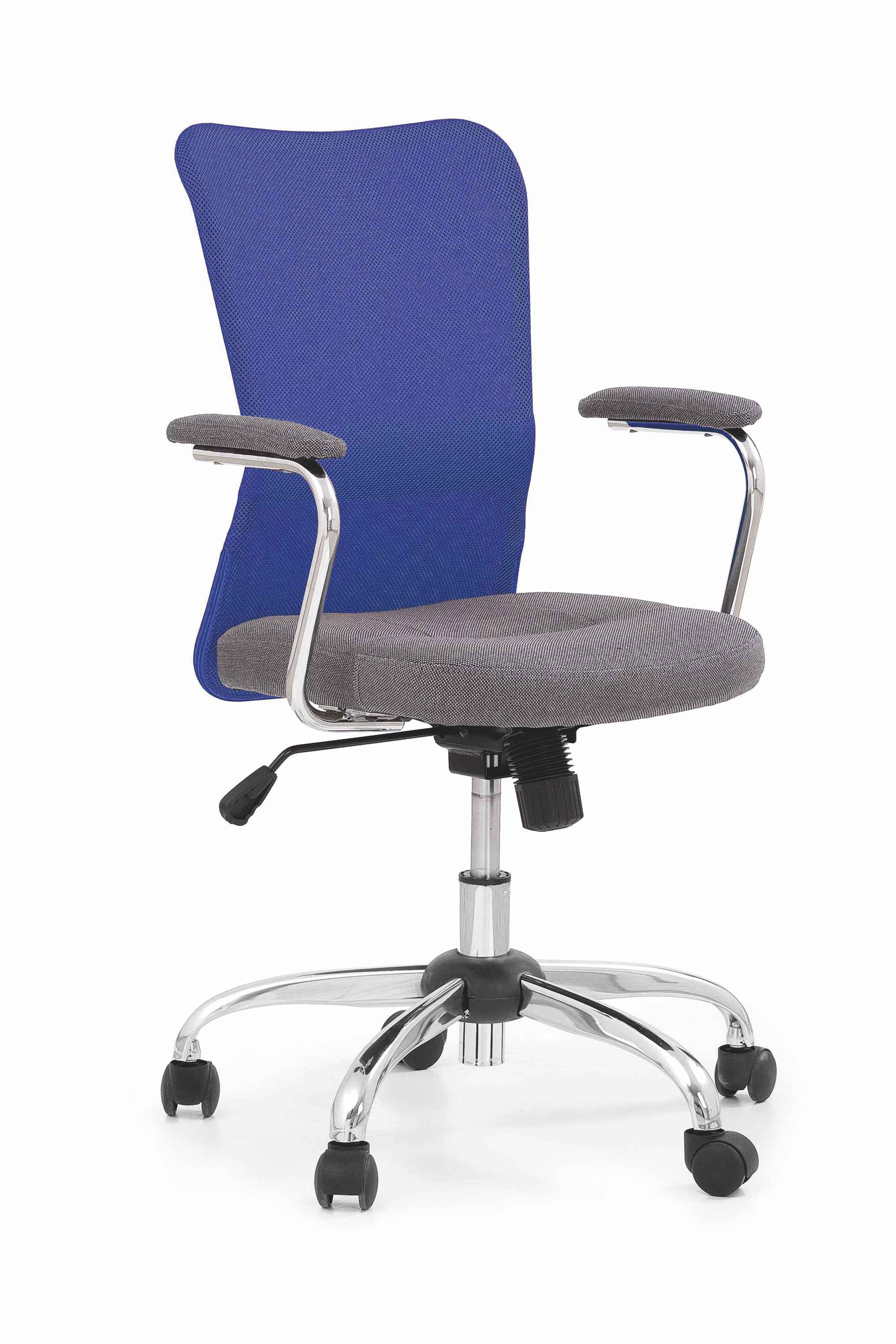 Kancelářská židle ANDY modrá/šedá